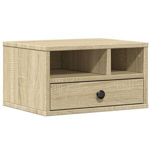 vidaXL printerstativ 40x32x22,5 cm konstrueret tr&aelig; sonoma-eg