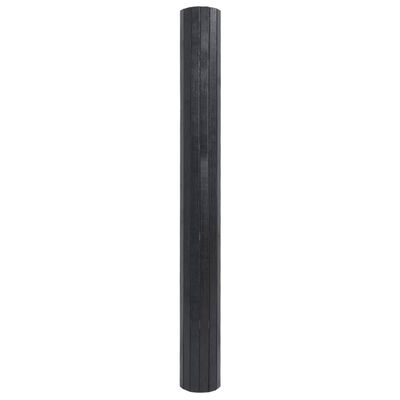 vidaXL gulvtæppe 100x400 cm rektangulær bambus grå
