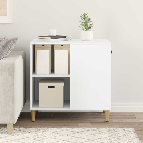 vidaXL Kat Hus Hvid 72 x 42.5 x 70 cm Konstrueret tr&aelig;