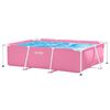 INTEX Metalramme Overjordisk Swimmingpool Lyser&oslash;d 220 x 150 x 60 cm