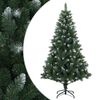 vidaXL Kunstigt juletr&aelig; 180 cm PVC og metal Gr&oslash;n