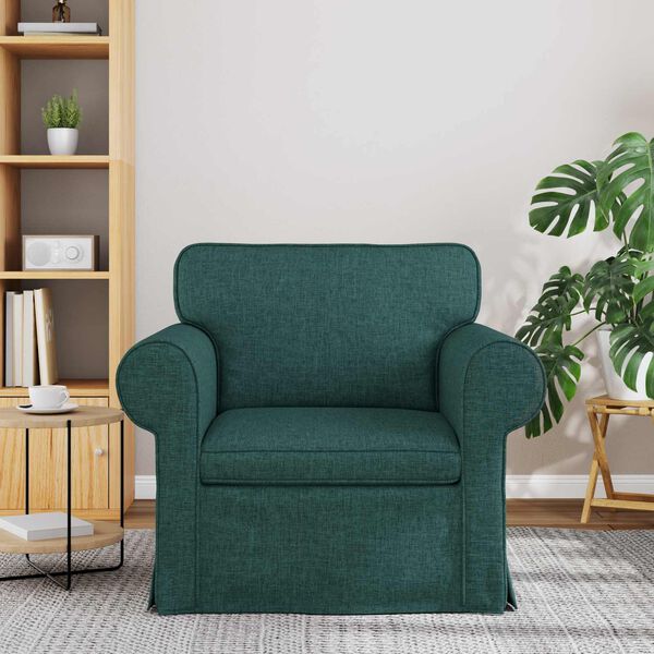 vidaXL Sofa M&oslash;rkegr&oslash;n Samlede dimensioner: 95 x 82 x 80 cm (B x D x H)