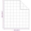 vidaXL Sommer dyne Hvid 240 x 260 cm Fjer