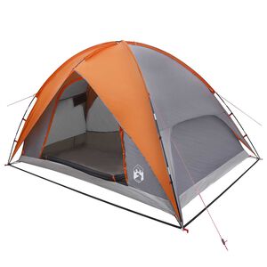 vidaXL Camping telt med regnslag vandafvisende 4-personers