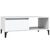 vidaXL sofabord 90x50x36,5 cm konstrueret tr&aelig; hvid