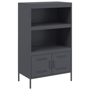 vidaXL h&oslash;jskab 68x39x113 cm st&aring;l antracitgr&aring;