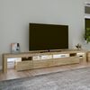 vidaXL tv-skab med LED-lys 260x36,5x40 cm sonoma-eg