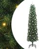 vidaXL Kunstigt juletr&aelig; Gr&oslash;n 240 cm PVC og St&aring;l og Plastik