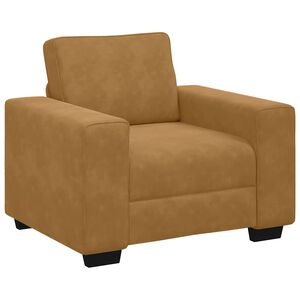 vidaXL sofastol 100x77x82 cm fl&oslash;jl brun