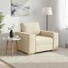 vidaXL sofastol cremefarvet 100x78x84 cm stof