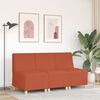 vidaXL | Modulsofa enhed uden arme | Orange 55 x 74 x 82 cm Corduroy stof