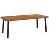 vidaXL havebord 200x100x75 cm massivt akacietr&aelig;