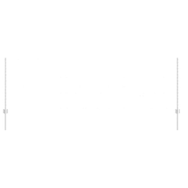 vidaXL Hegnsp&aelig;l 11 pcs S&oslash;lv 100 cm St&aring;l