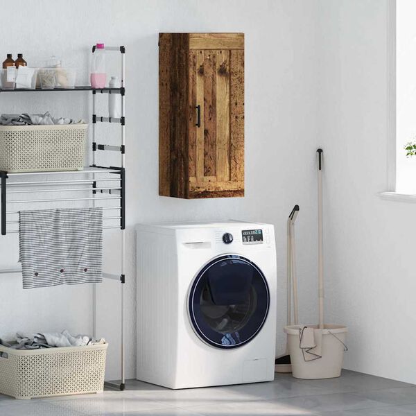 vidaXL V&aelig;gskab Gammelt tr&aelig; 34,5 x 34 x 90 cm Konstrueret tr&aelig;