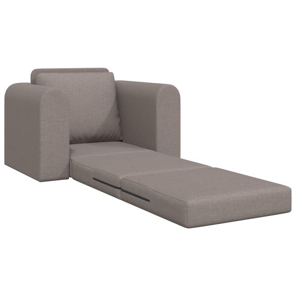 vidaXL Sovesofa Gr&aring;brun 98 x 71 x 83 cm Stof