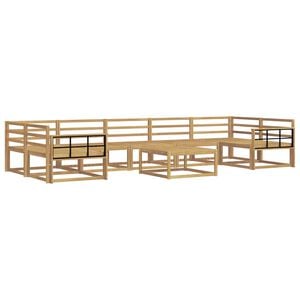 vidaXL Udend&oslash;rs sofagruppe 8 pcs Hvid