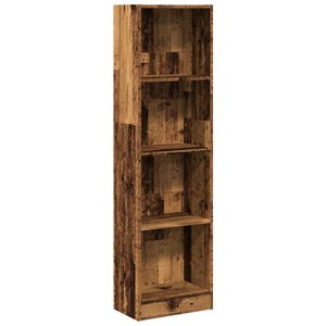 vidaXL bogreol 40x24x176 cm konstrueret tr&aelig; antikt tr&aelig;