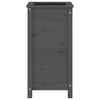 vidaXL plantekasse 40x40x78 cm massivt fyrretræ grå