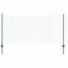 vidaXL Sekskantet hegn med stolpe 50 x 1,2 m PVC-belagt st&aring;l Gr&oslash;n Mesh