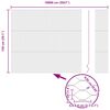 vidaXL Hegnsp&aelig;l S&oslash;lv 100 x 1,5 m (36 mm mesh) St&aring;l
