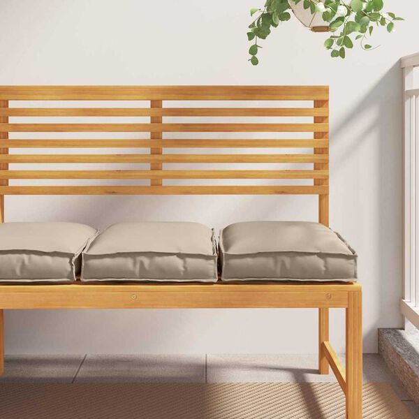 vidaXL Pude 2 pcs Gr&aring;brun 40 x 40 x 8 cm Oxford stof