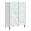 vidaXL Sideboard Hvid 66 x 34,5 x 90 cm Konstrueret tr&aelig;