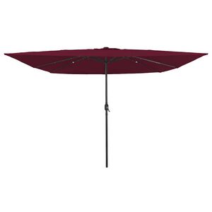 vidaXL Havesol Bordeaux R&oslash;d 295 x 295 x 245 cm Polyester og St&aring;l