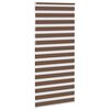 vidaXL zebragardin brun 95x230 cm stofbredde 90,9 cm polyester