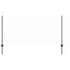 vidaXL Sekskantet hegn med stolpe 10 x 1 m PVC-belagt st&aring;l Gr&oslash;n Mesh