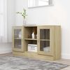 vidaXL sk&aelig;nk 120x30,5x70 cm konstrueret tr&aelig; sonoma-eg