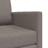 vidaXL Sovesofa 60cm Gr&aring;brun Stof