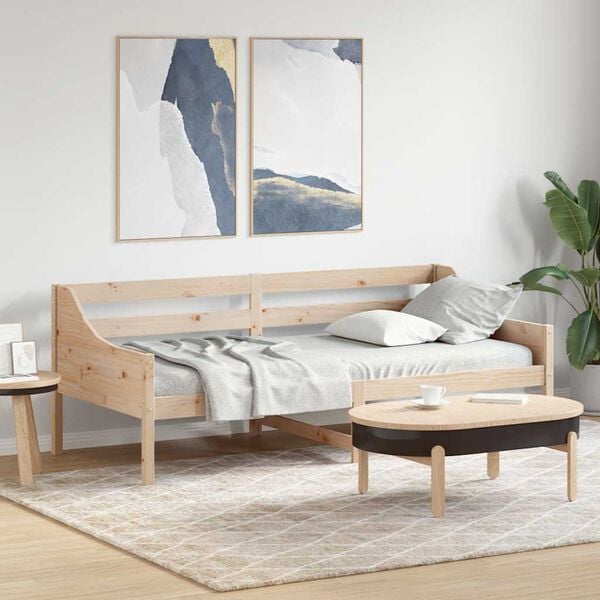 vidaXL daybed uden madras 80x200 cm massivt fyrretr&aelig;