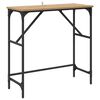 vidaXL Konsolbord Artisan Egetr&aelig; 75 x 32 x 75 cm Konstrueret tr&aelig;
