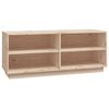 vidaXL skoreol 110x34x45 cm massivt fyrretr&aelig;