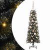 vidaXL Kunstigt juletr&aelig; med stativ Gr&oslash;n 120 cm PVC og plastik og st&aring;l