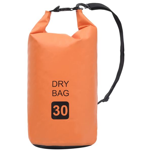 vidaXL vandt&aelig;t t&oslash;rpose 30 l PVC orange