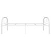 vidaXL sengestel 90x200 cm metal hvid
