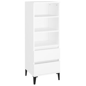 vidaXL h&oslash;jskab 40x36x110 cm konstrueret tr&aelig; hvid