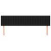 vidaXL sengegavle 200x5x78/88 cm stof sort