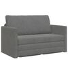 vidaXL Sovesofa M&oslash;rkegr&aring; 124 x 71 x 78 cm Fl&oslash;jl