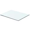 vidaXL hylde glaspanel klar 40x25 cm