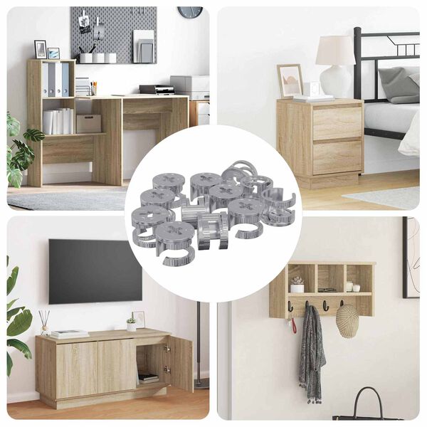 vidaXL Kam L&aring;s Skruer 4000 pcs S&oslash;lv Metal