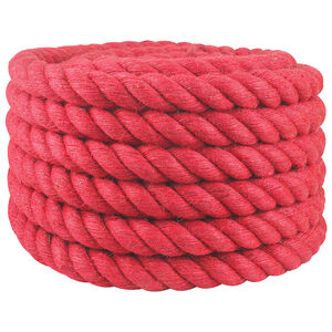 vidaXL Jute reb 30 mm R&oslash;d 100% Tossa jute