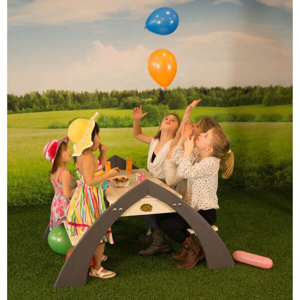 AXI picnicbord til b&oslash;rn "Kylo" gr&aring; og hvid A031.021.00