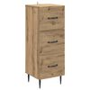 vidaXL Skuffeskab Artisan-eg 33 x 34,5 x 89,5 cm Konstrueret tr&aelig;