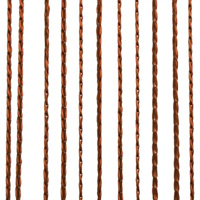 vidaXL trådgardiner 2 stk. 140 x 250 cm brun