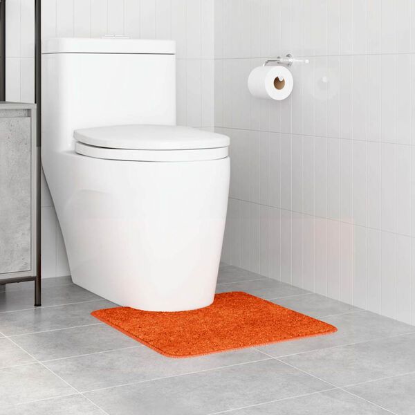 vidaXL Skridsikker badev&aelig;relsesm&aring;tte med toiletudsk&aelig;ring Orange