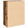 vidaXL skænk 60x30x75 cm konstrueret træ antikt træ