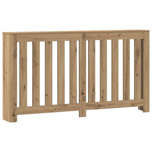 vidaXL radiatorskjuler 149x20x82 cm konstrueret tr&aelig; egetr&aelig;sfarve