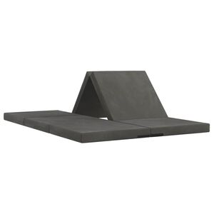 vidaXL Samlebar Sofa Seng 140 x 67 x 45 cm M&oslash;rkegr&aring;